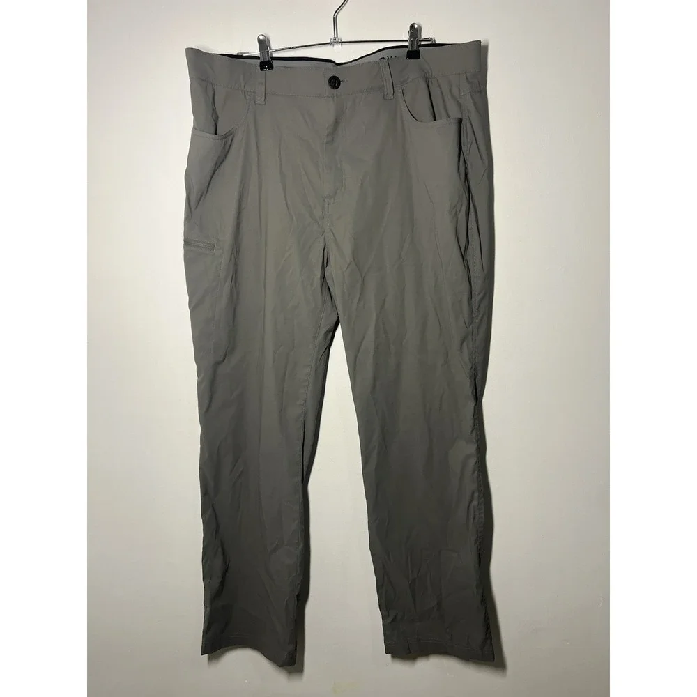 Orvis Men's Tech Pants Big and Tall Sz 40x32 - Charcoal Gray Breathable Hiking